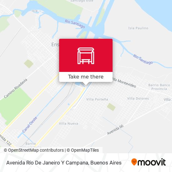 Avenida Río De Janeiro Y Campana map
