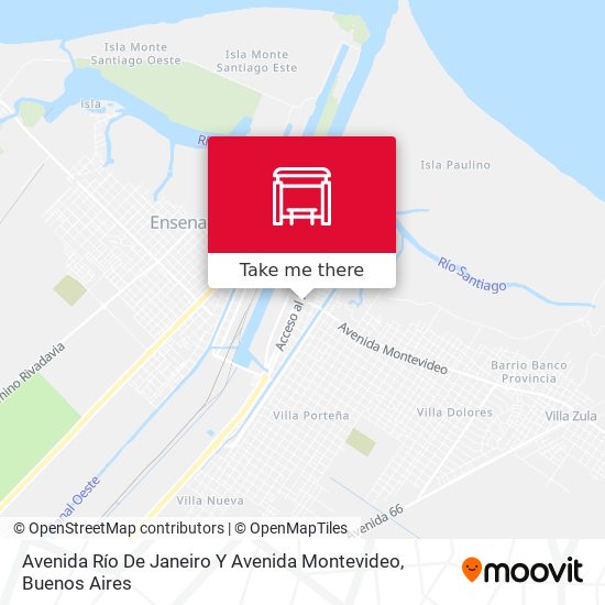 Avenida Río De Janeiro Y Avenida Montevideo map