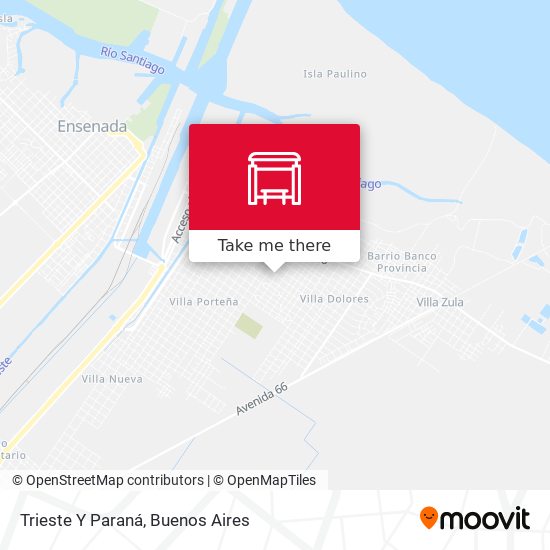 Trieste Y Paraná map