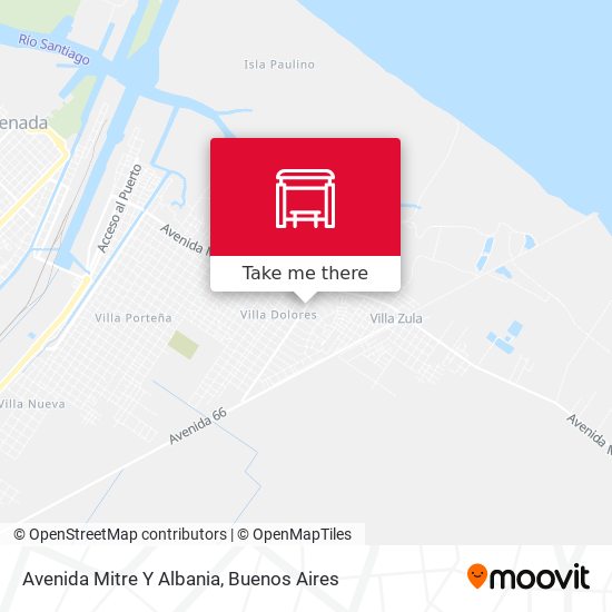 Avenida Mitre Y Albania map