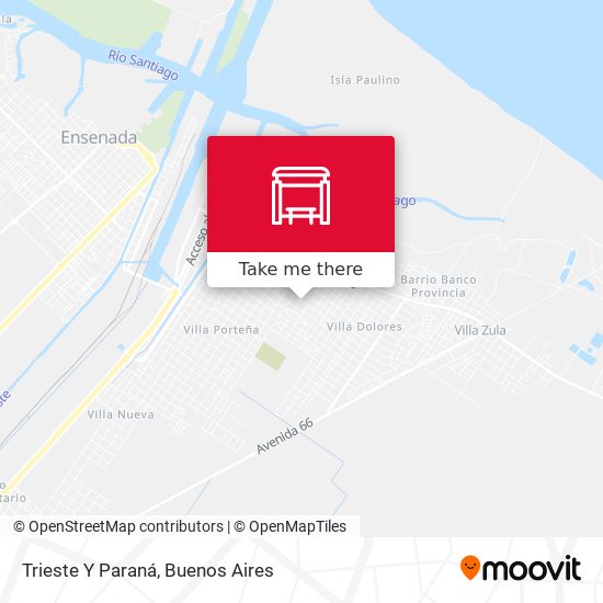 Trieste Y Paraná map