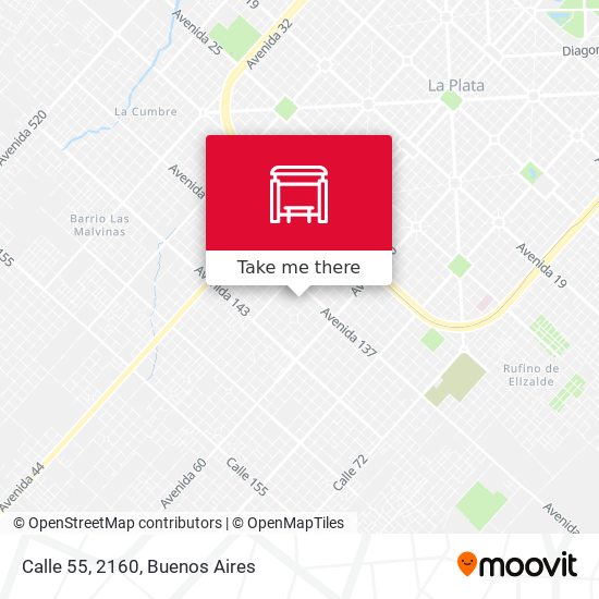 Mapa de Calle 55, 2160