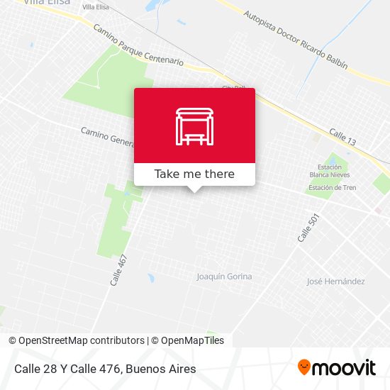 Calle 28 Y Calle 476 map