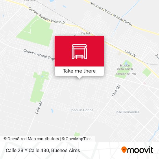 Calle 28 Y Calle 480 map