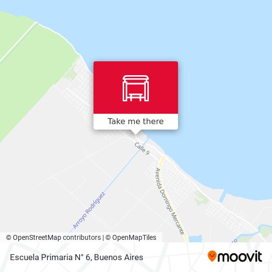 Escuela Primaria N° 6 map