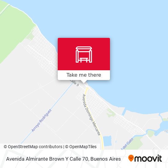 Avenida Almirante Brown Y Calle 70 map