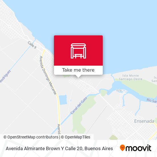 Avenida Almirante Brown Y Calle 20 map
