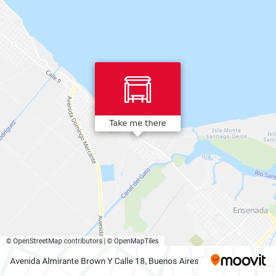 Avenida Almirante Brown Y Calle 18 map