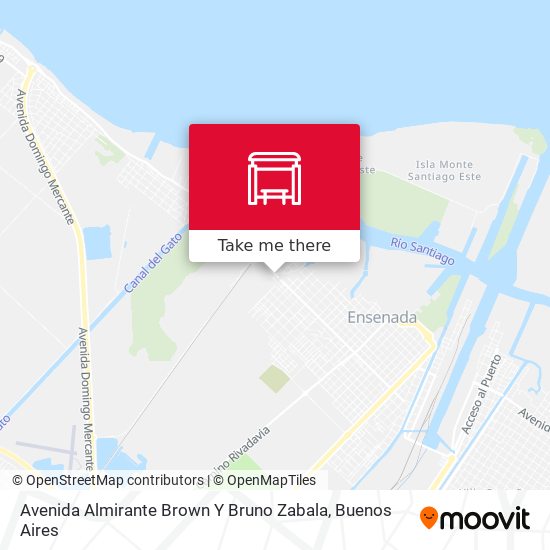 Avenida Almirante Brown Y Bruno Zabala map