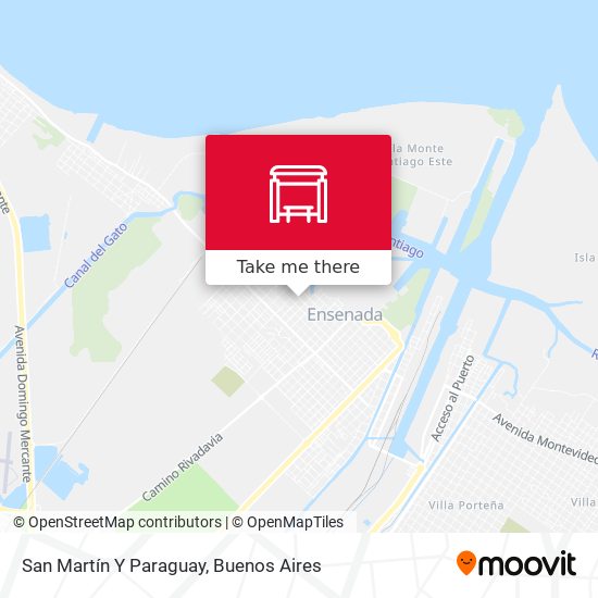 Mapa de San Martín Y Paraguay