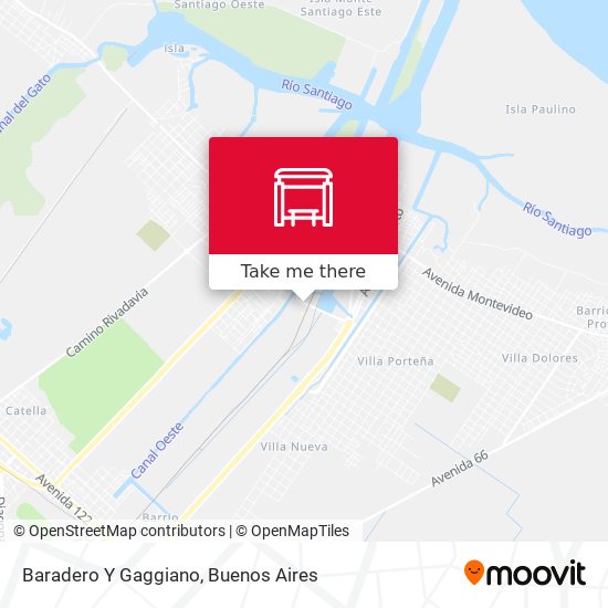 Baradero Y Gaggiano map