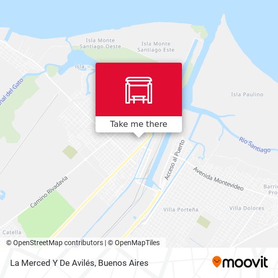 Mapa de La Merced Y De Avilés