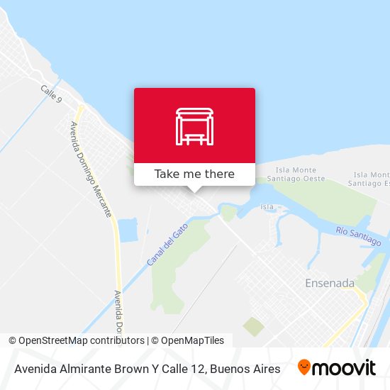 Avenida Almirante Brown Y Calle 12 map