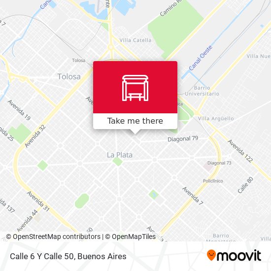 Mapa de Calle 6 Y Calle 50