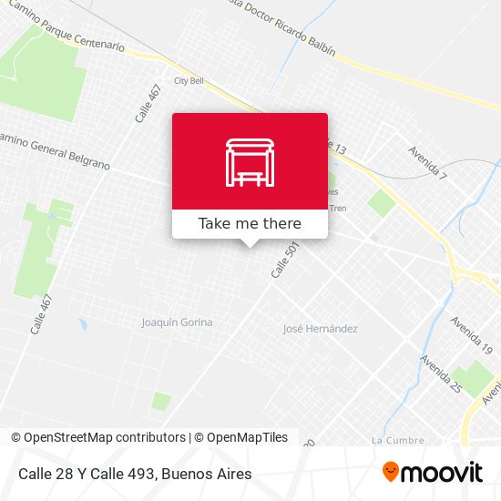 Mapa de Calle 28 Y Calle 493