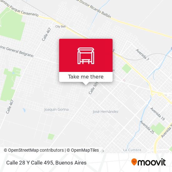 Calle 28 Y Calle 495 map