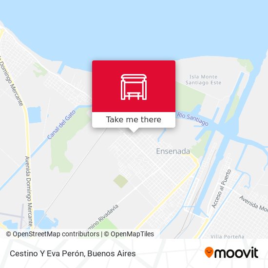 Cestino Y Eva Perón map