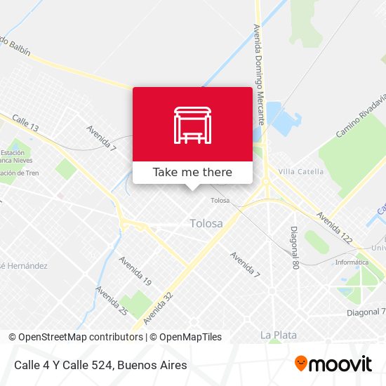 Mapa de Calle 4 Y Calle 524