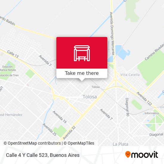 Calle 4 Y Calle 523 map