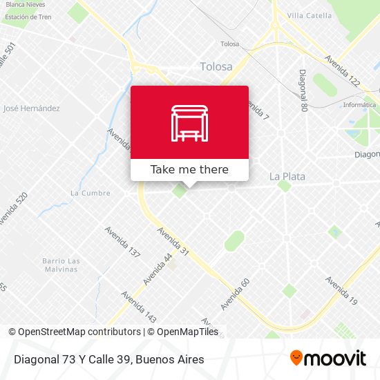 Mapa de Diagonal 73 Y Calle 39