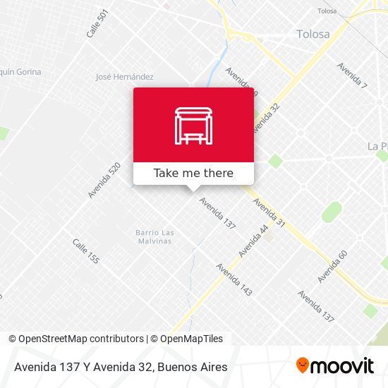 Avenida 137 Y Avenida 32 map