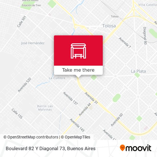 Mapa de Boulevard 82 Y Diagonal 73