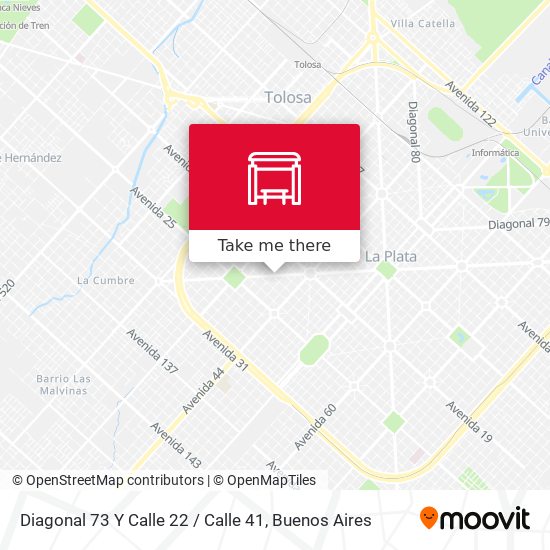 Diagonal 73 Y Calle 22 / Calle 41 map