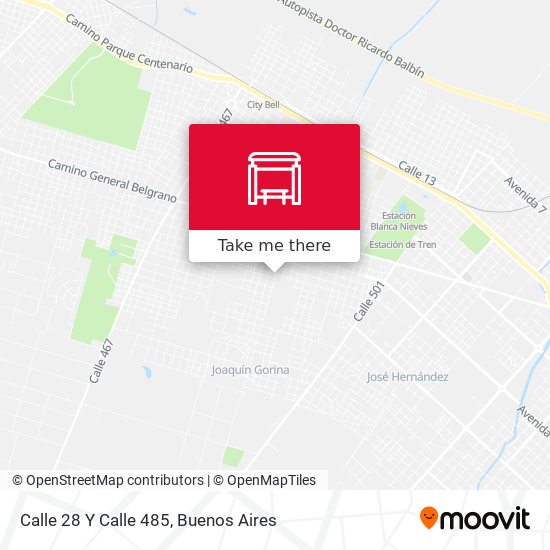 Mapa de Calle 28 Y Calle 485