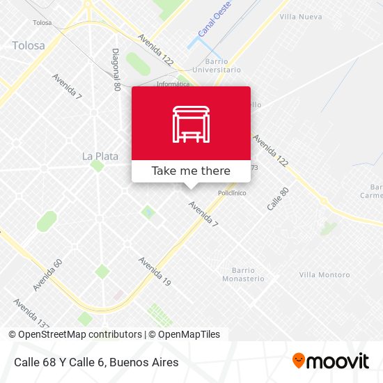 Calle 68 Y Calle 6 map