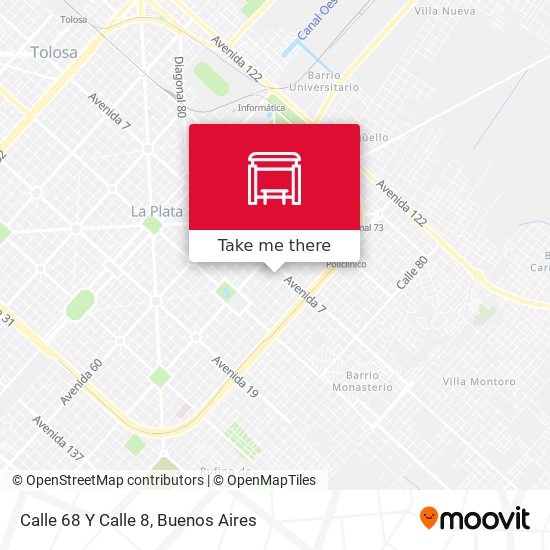 Calle 68 Y Calle 8 map