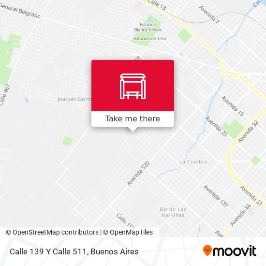 Calle 139 Y Calle 511 map