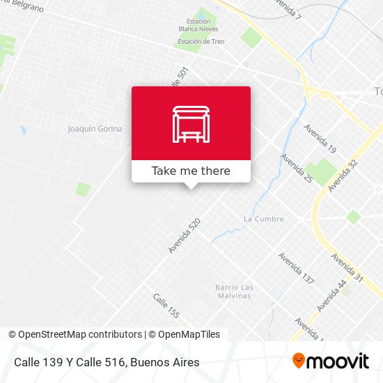 Calle 139 Y Calle 516 map