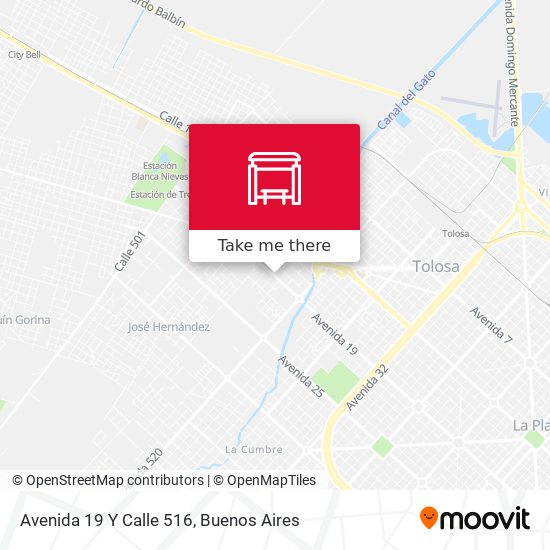 Avenida 19 Y Calle 516 map