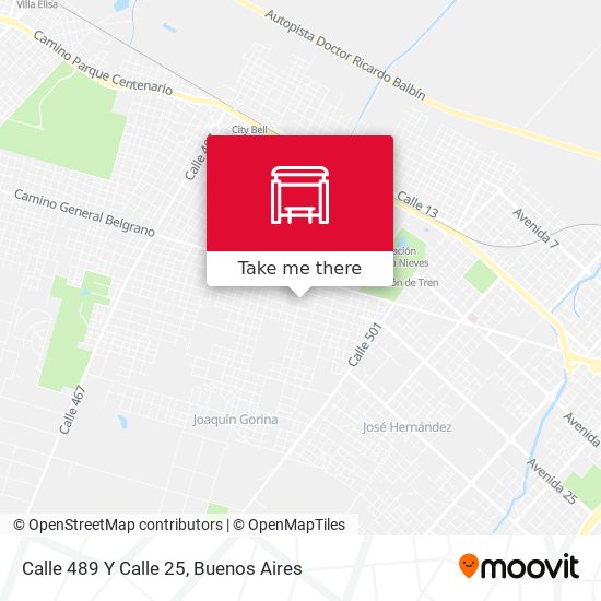 Calle 489 Y Calle 25 map