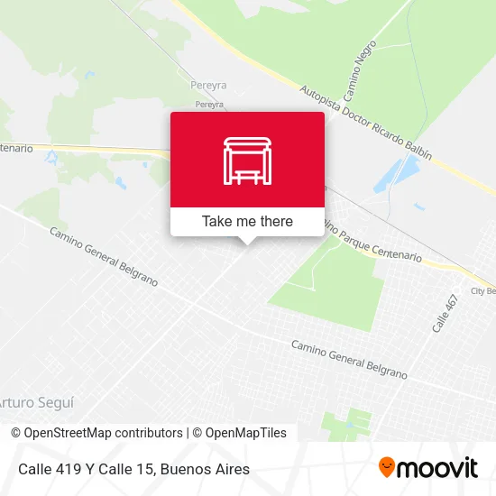 Calle 419 Y Calle 15 map