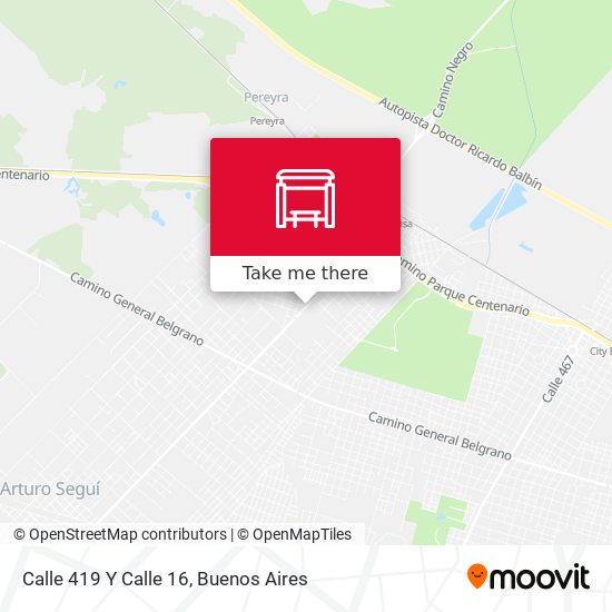 Mapa de Calle 419 Y Calle 16