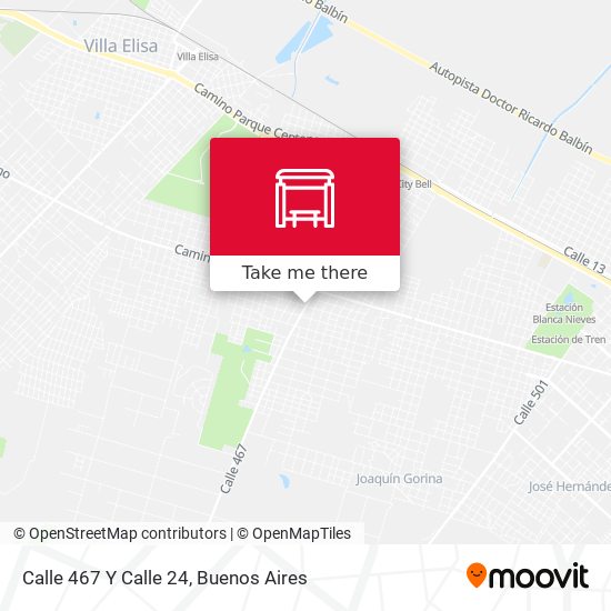 Calle 467 Y Calle 24 map