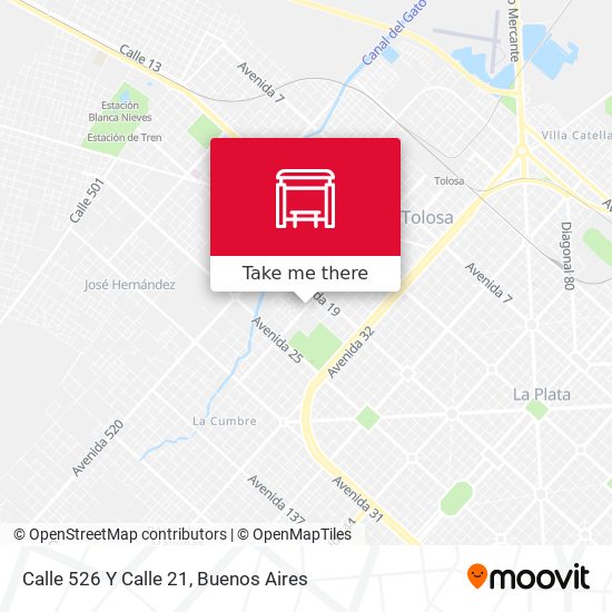 Calle 526 Y Calle 21 map
