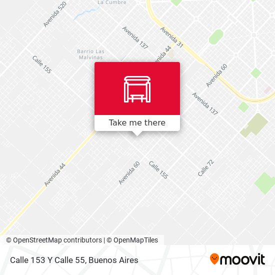 Mapa de Calle 153 Y Calle 55