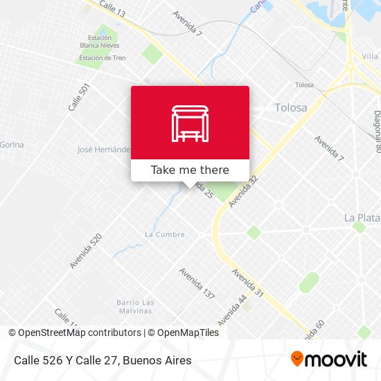 Mapa de Calle 526 Y Calle 27