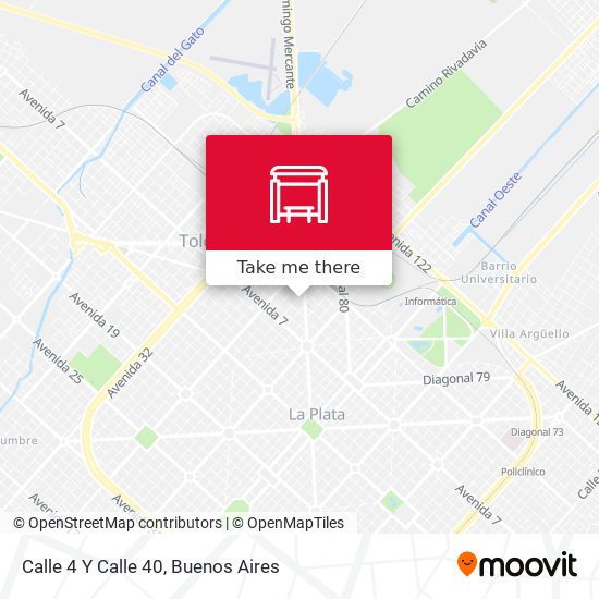 Calle 4 Y Calle 40 map