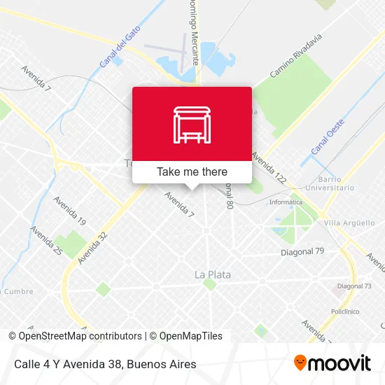 Calle 4 Y Avenida 38 map