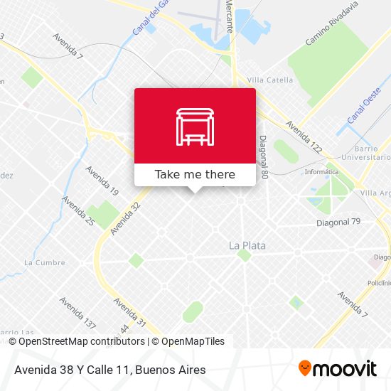 Mapa de Avenida 38 Y Calle 11