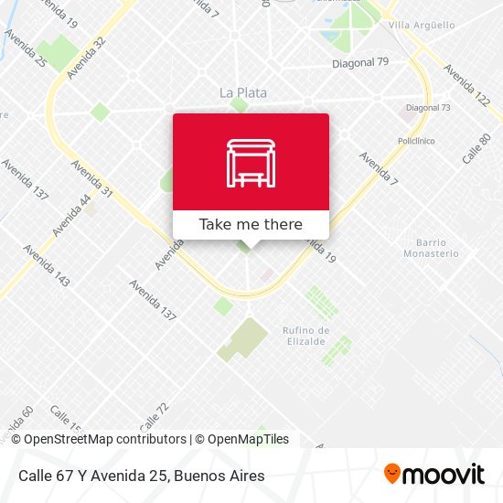 Mapa de Calle 67 Y Avenida 25