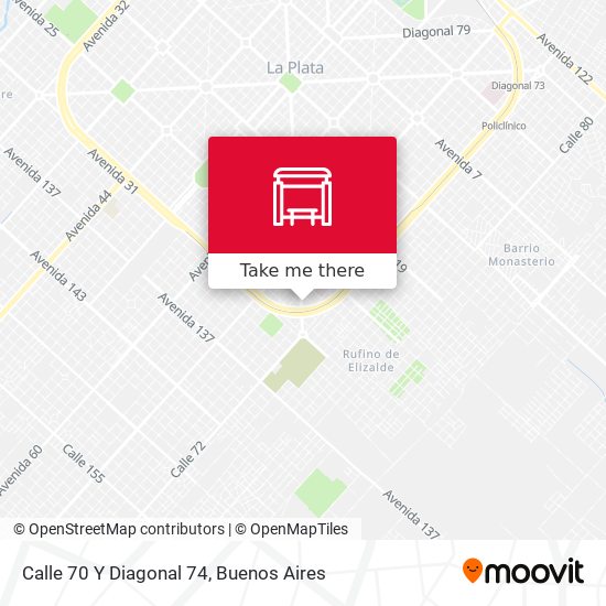 Mapa de Calle 70 Y Diagonal 74