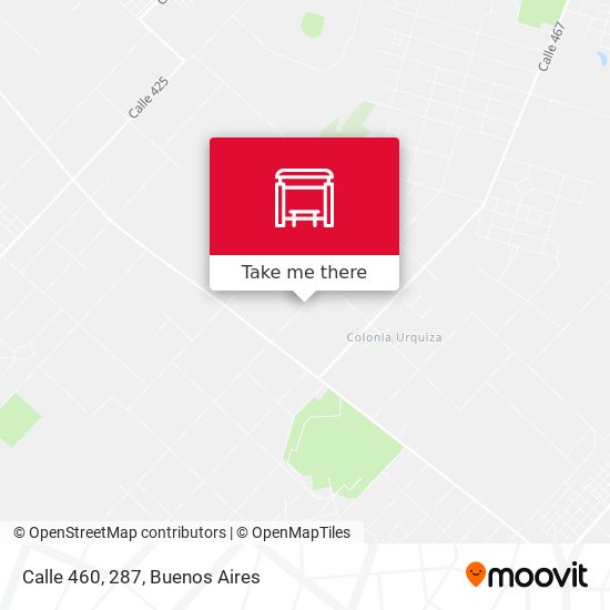 Mapa de Calle 460, 287