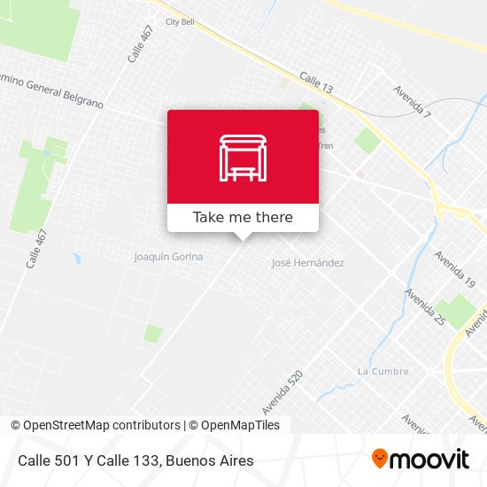 Calle 501 Y Calle 133 map