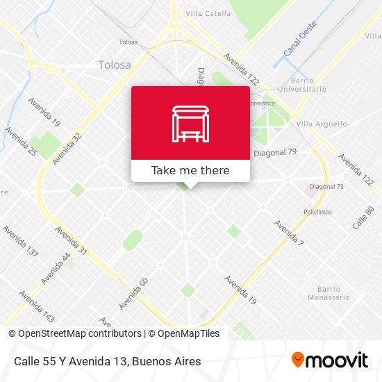 Calle 55 Y Avenida 13 map