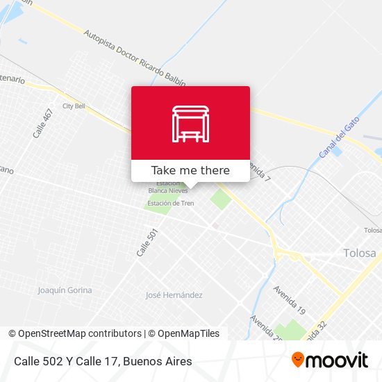 Mapa de Calle 502 Y Calle 17
