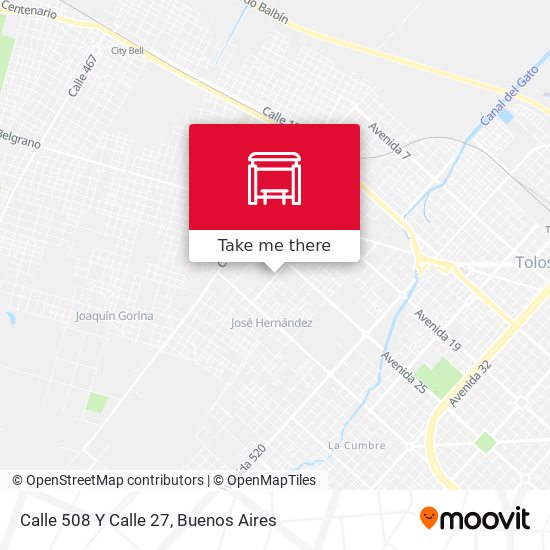 Calle 508 Y Calle 27 map